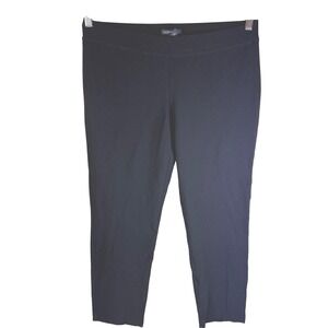 Eileen Fisher Black Dress Pants Trousers Women's M Elastic Waist Office Comfy